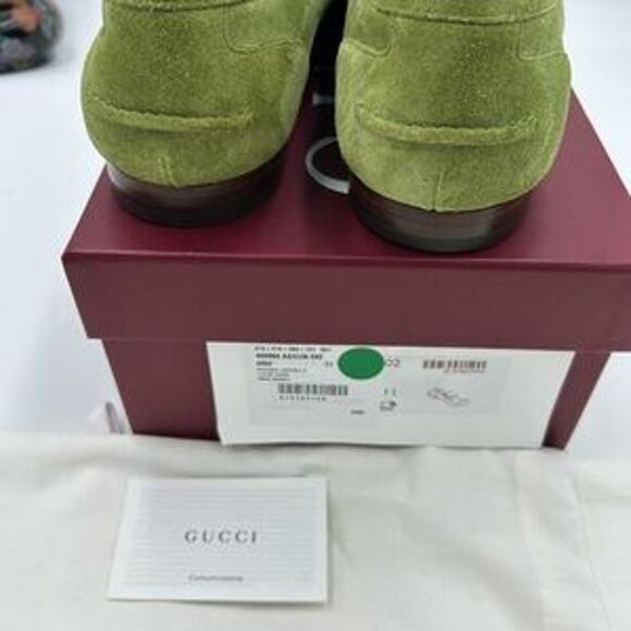 Men's Gucci, jordaan horse bit loafers size 11 fits 12 US made in Italy - Picture 11 of 13